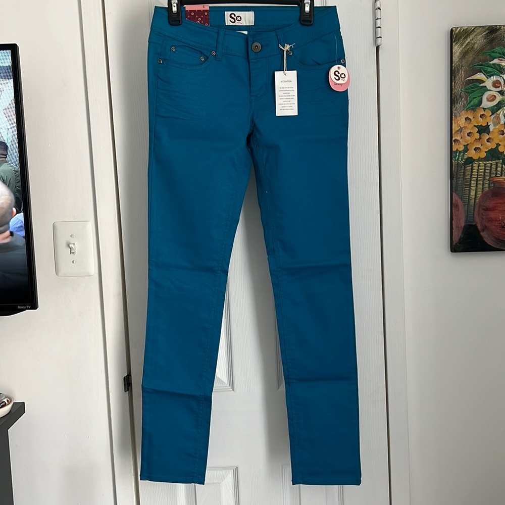 🆕SO, Size 5 (Juniors), Skinny Jeans, Dark Teal
